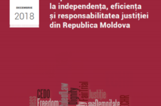Percepția avocaților cu privire la independența, eficiența și responsabilitatea justiției din Republica Moldova