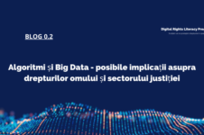 Algoritmi și Big Data – posibile implicații asupra drepturilor omului și sectorului justiției